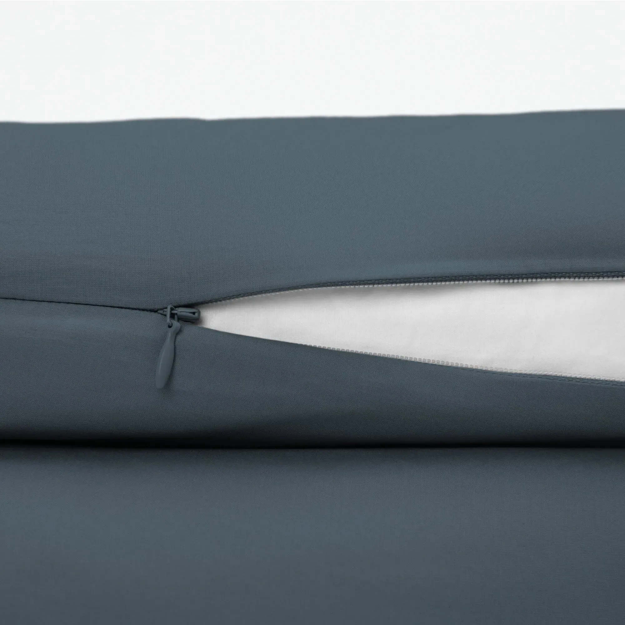 Percale Full Size Duvet Cover Set - Slate