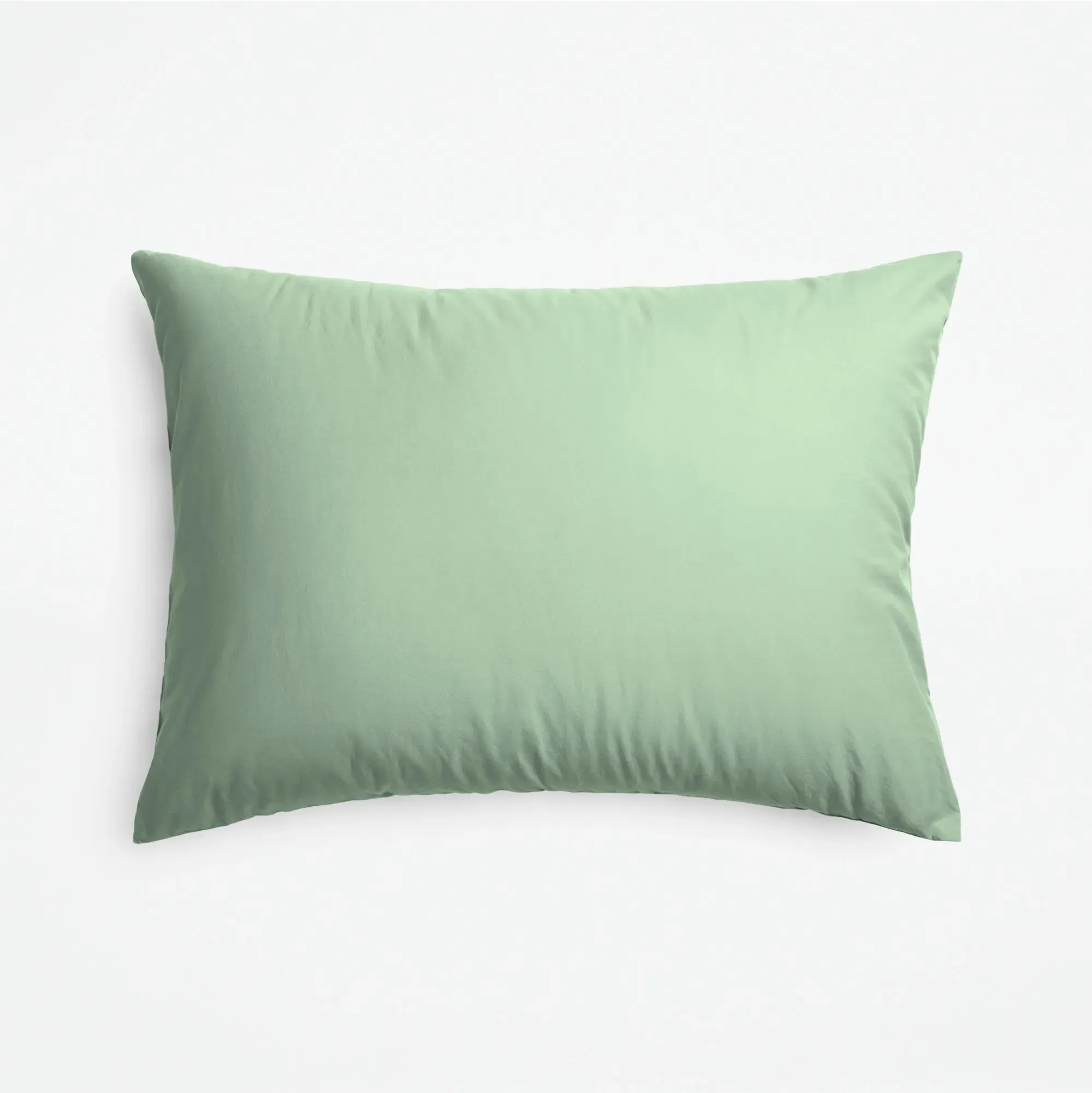 Percale King Size Duvet Cover Set - Sage