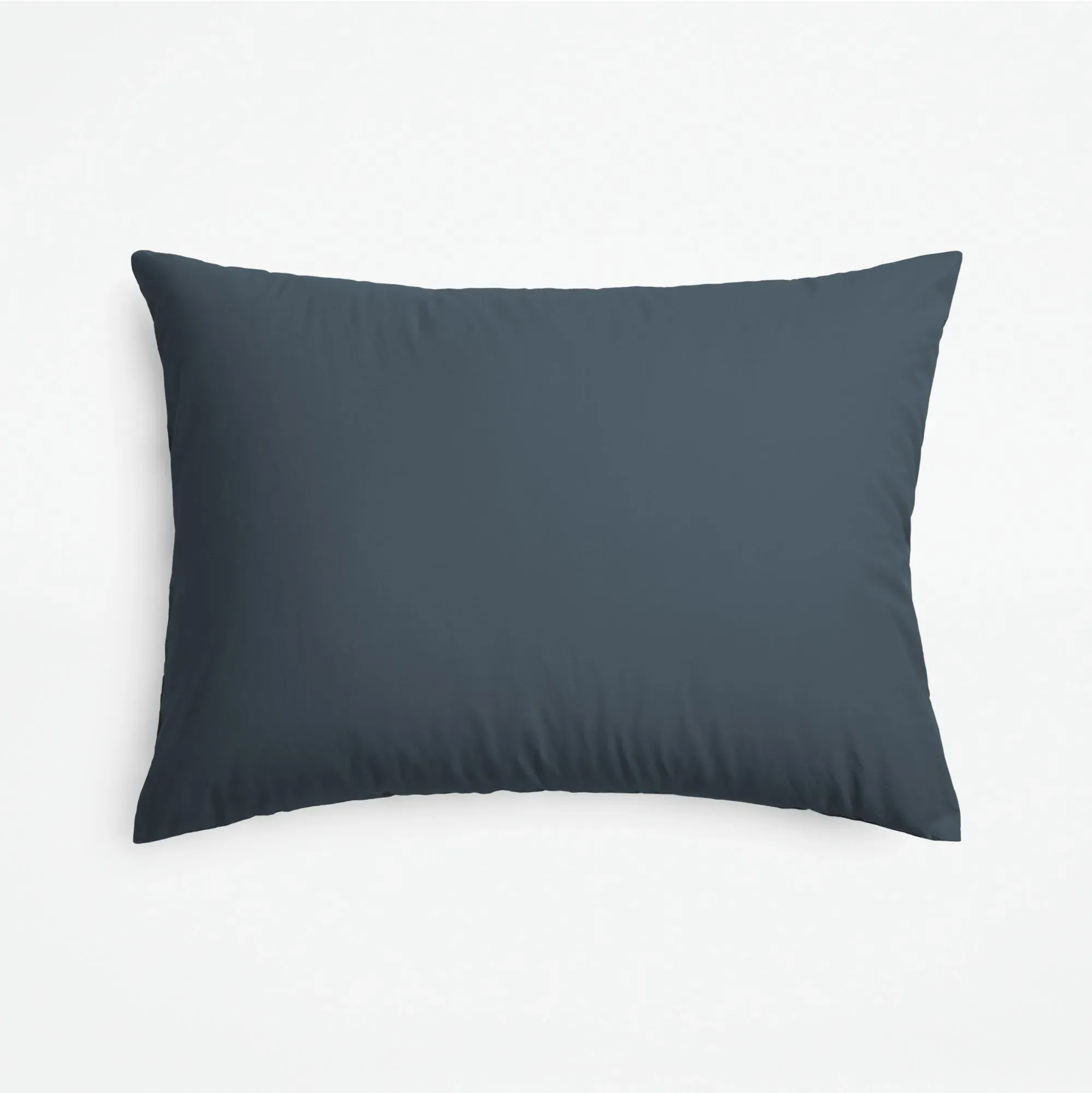 Percale Twin Size Duvet Cover Set - Slate