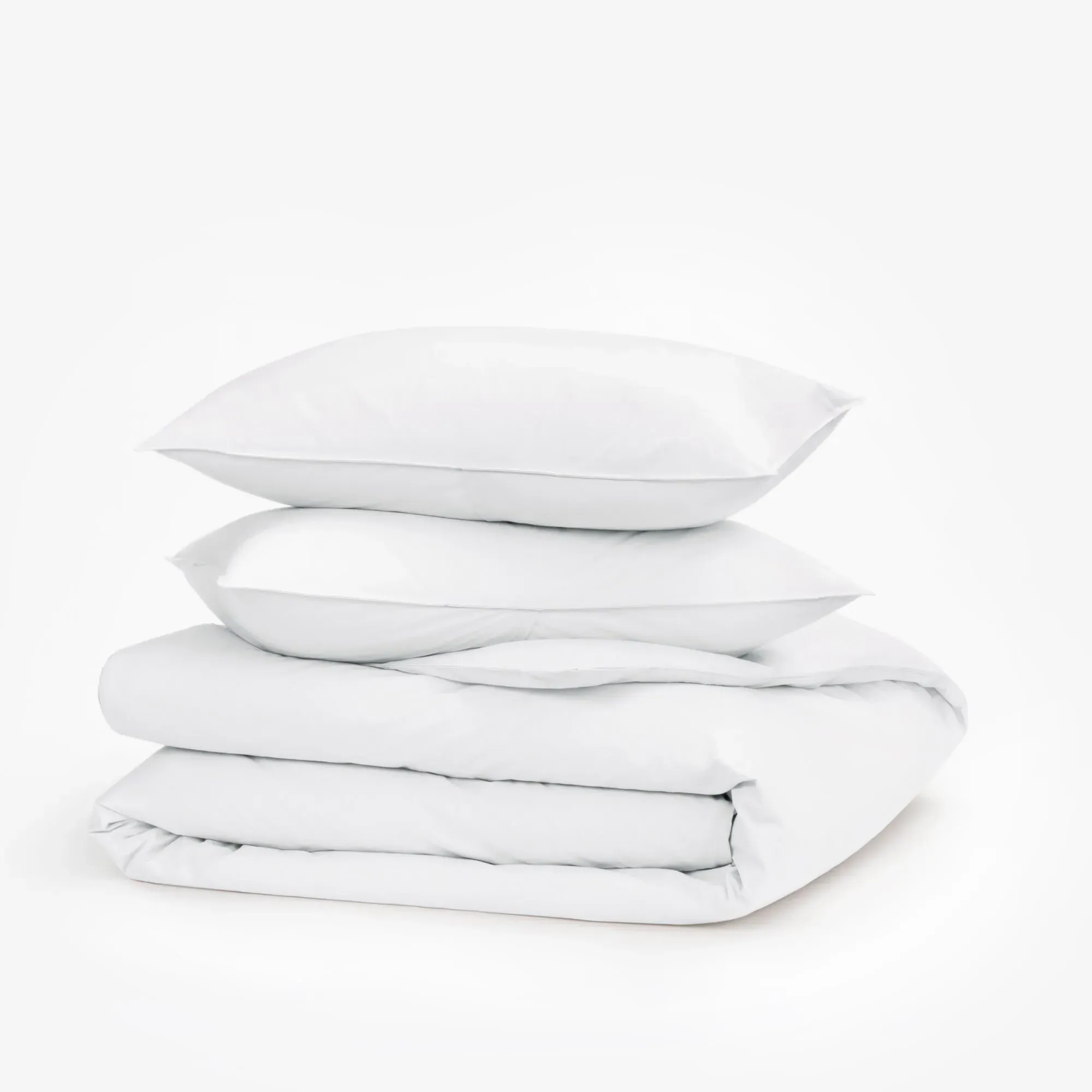 Percale Twin/Twin XL Duvet Cover Set - Cloud, Cotton image
