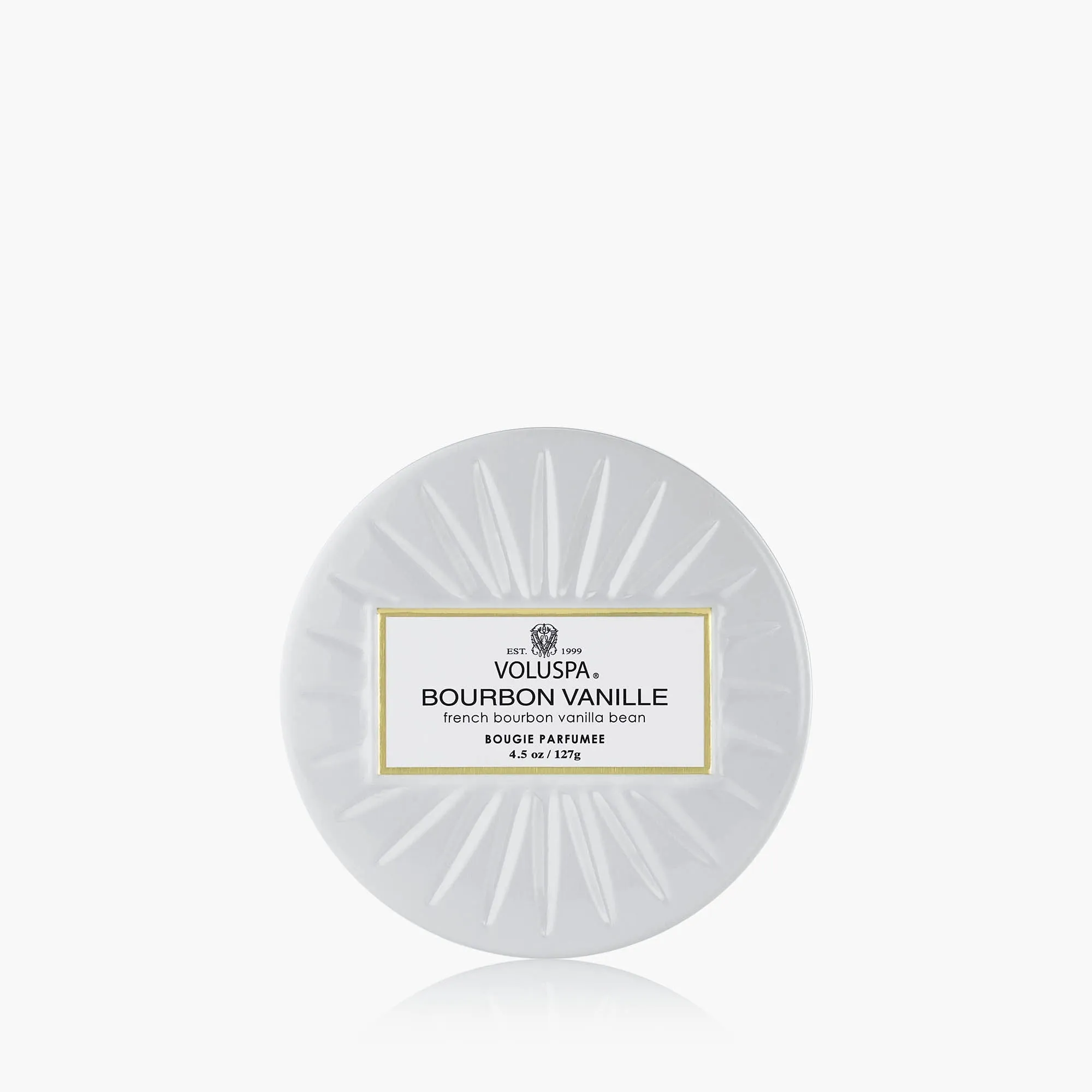 Bourbon Vanille Mini Tin Candle - Coconut Wax product