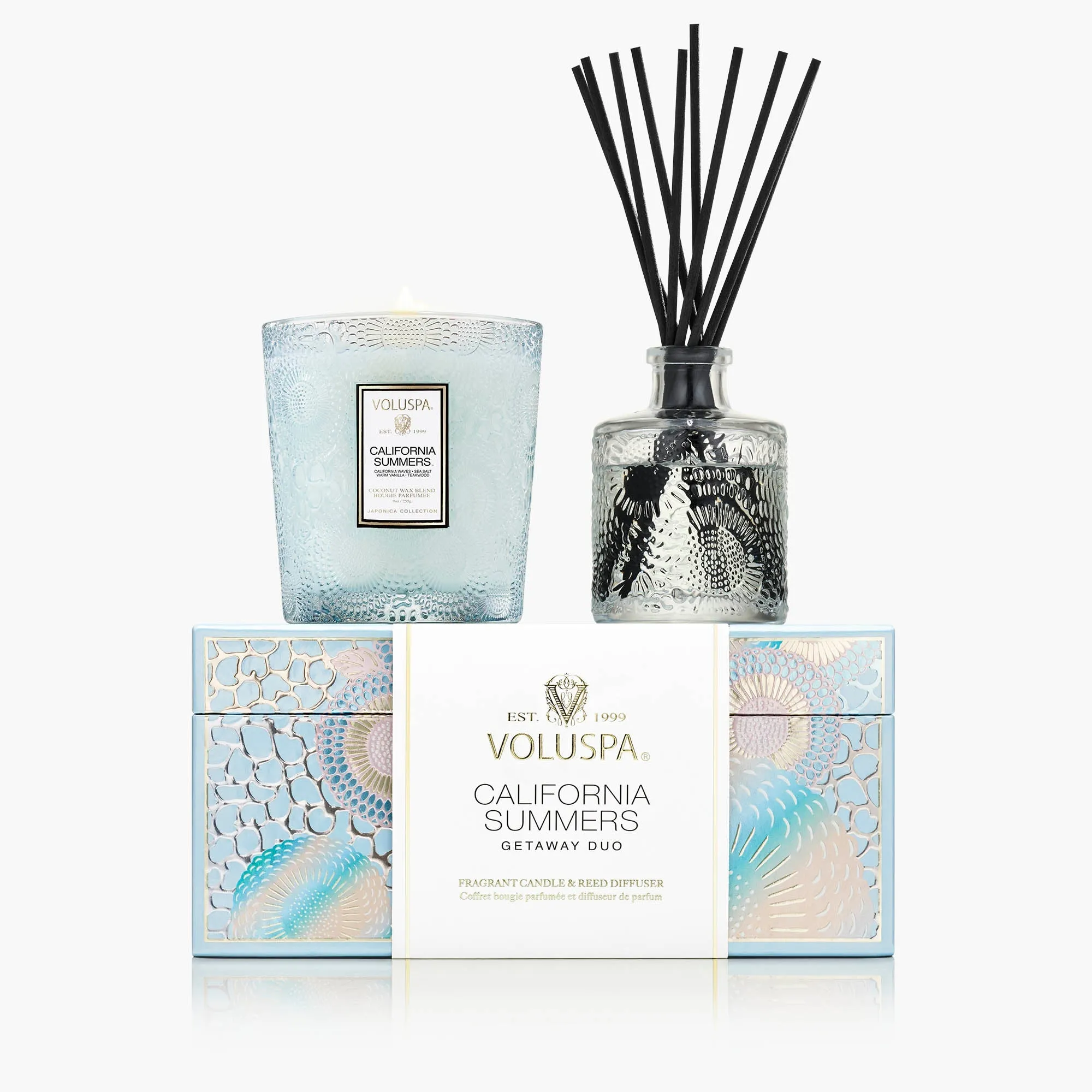 California Summers Candle & Reed Diffuser Duo Gift Set product