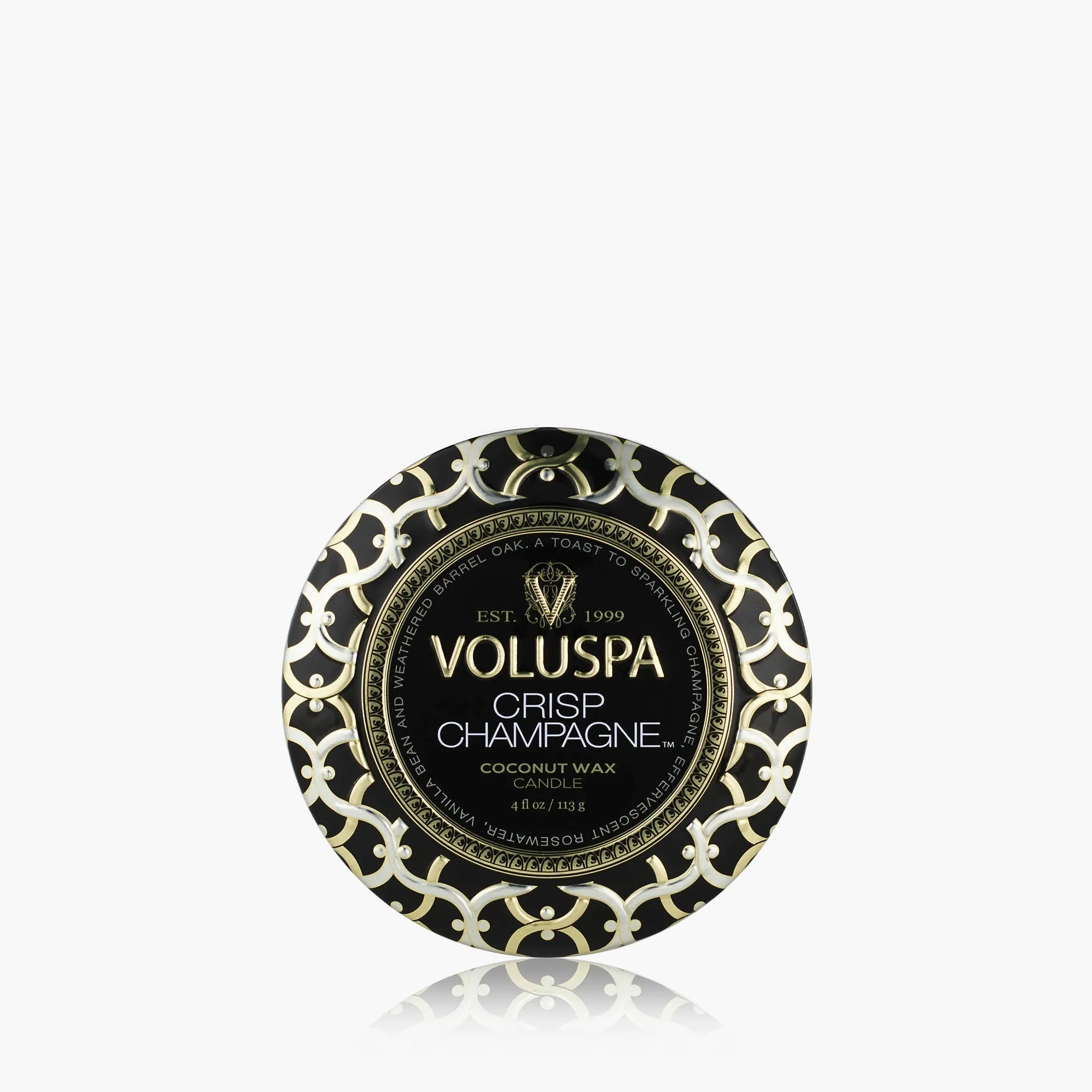 Crisp Champagne Mini Tin Candle - Coconut Wax product