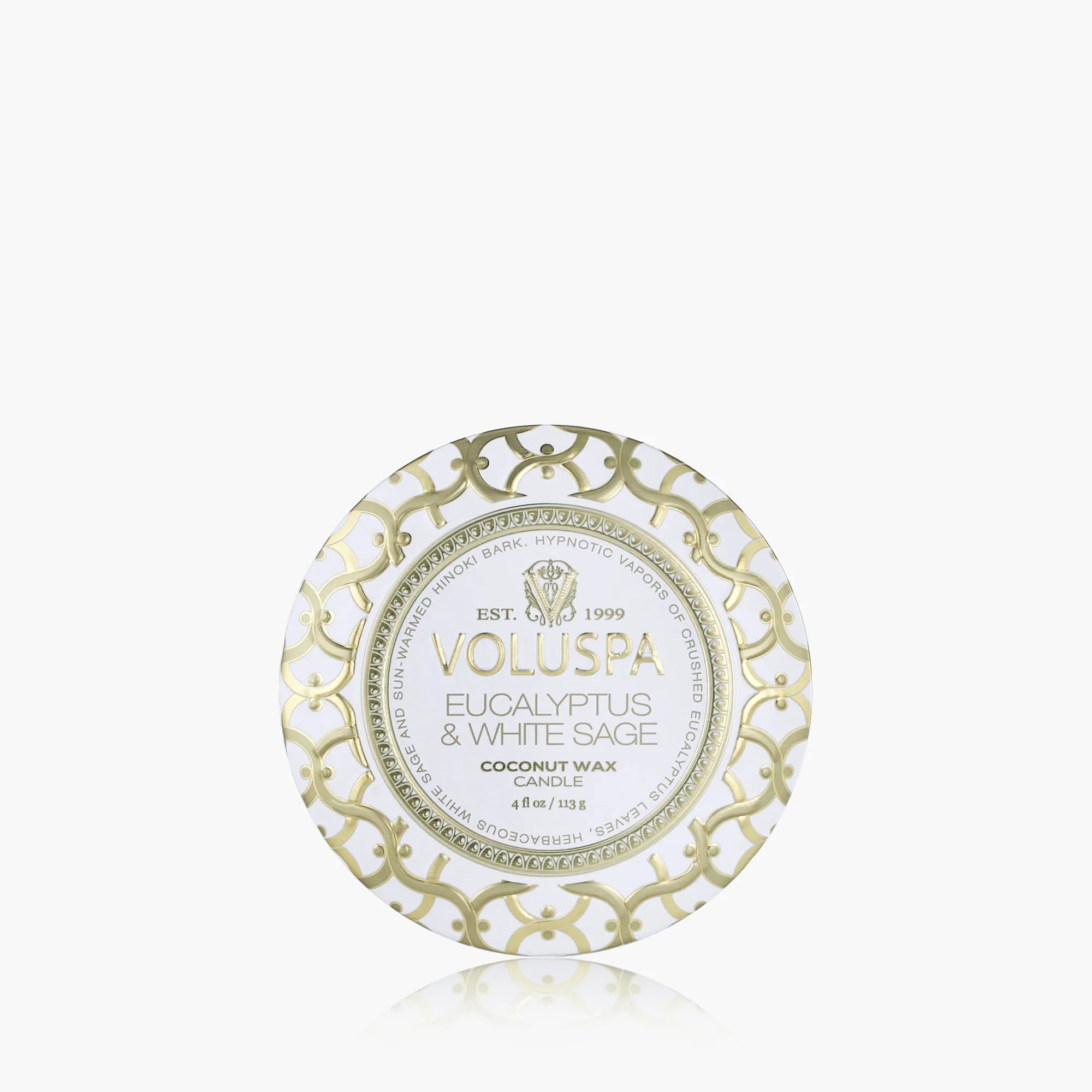 Eucalyptus & White Sage Mini Tin Candle - Coconut Wax product