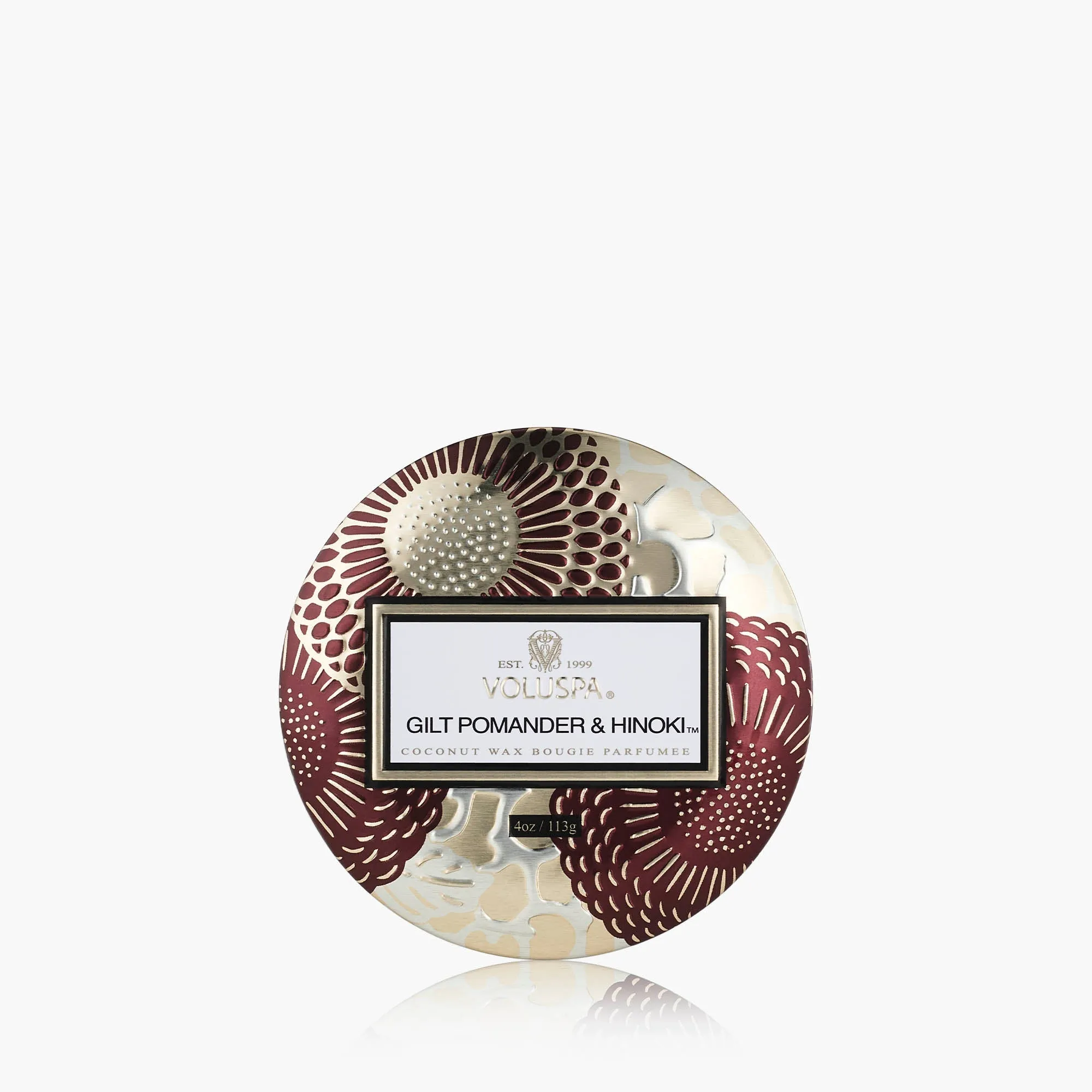 Gilt Pomander & Hinoki Mini Tin Candle product