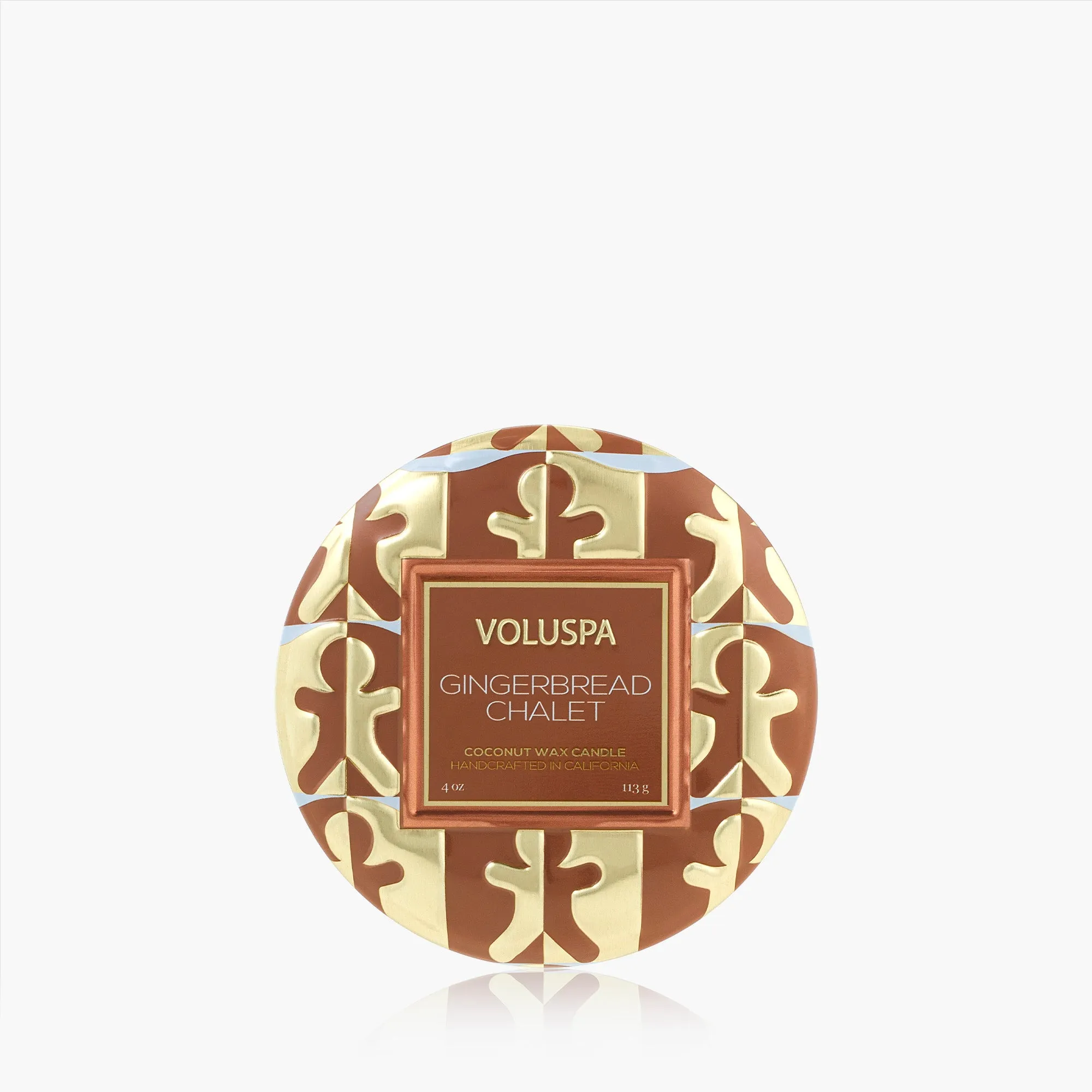 Gingerbread Chalet Mini Tin Candle - Coconut Wax product
