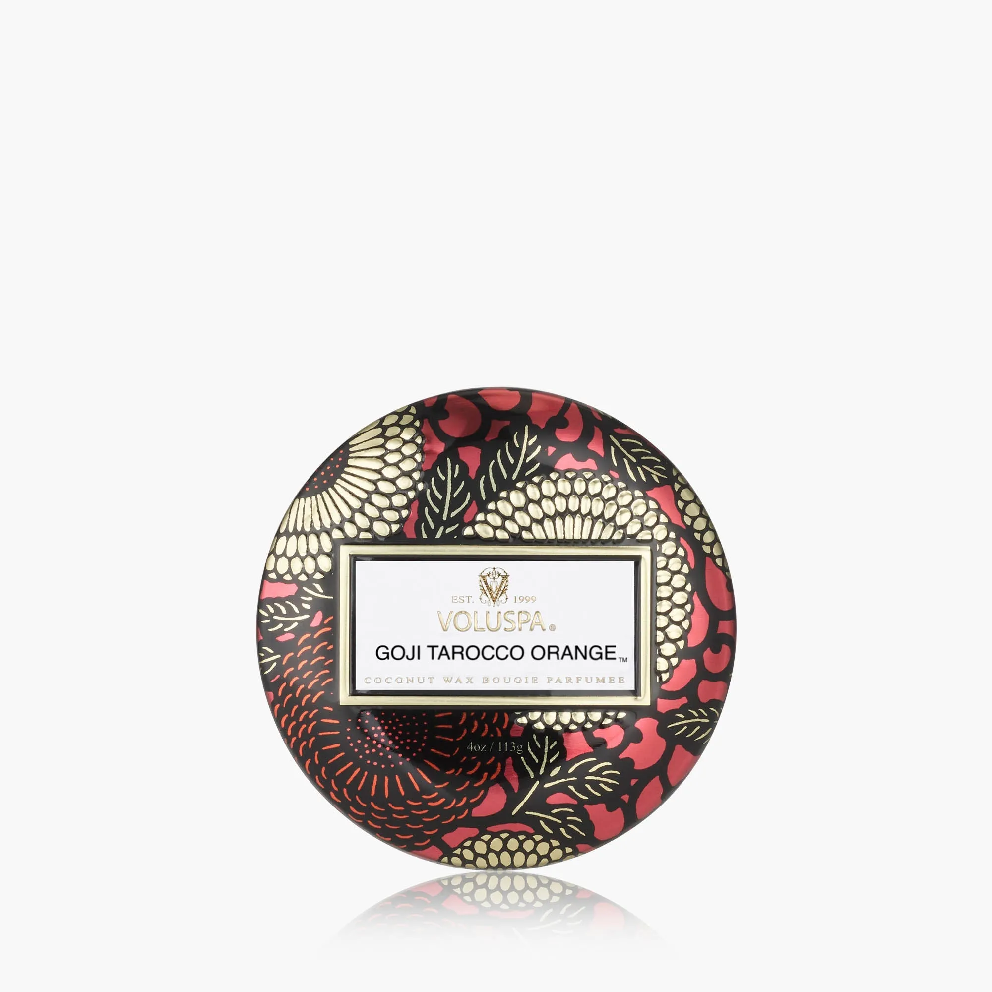 Goji Tarocco Orange Mini Tin Candle - Coconut Wax product