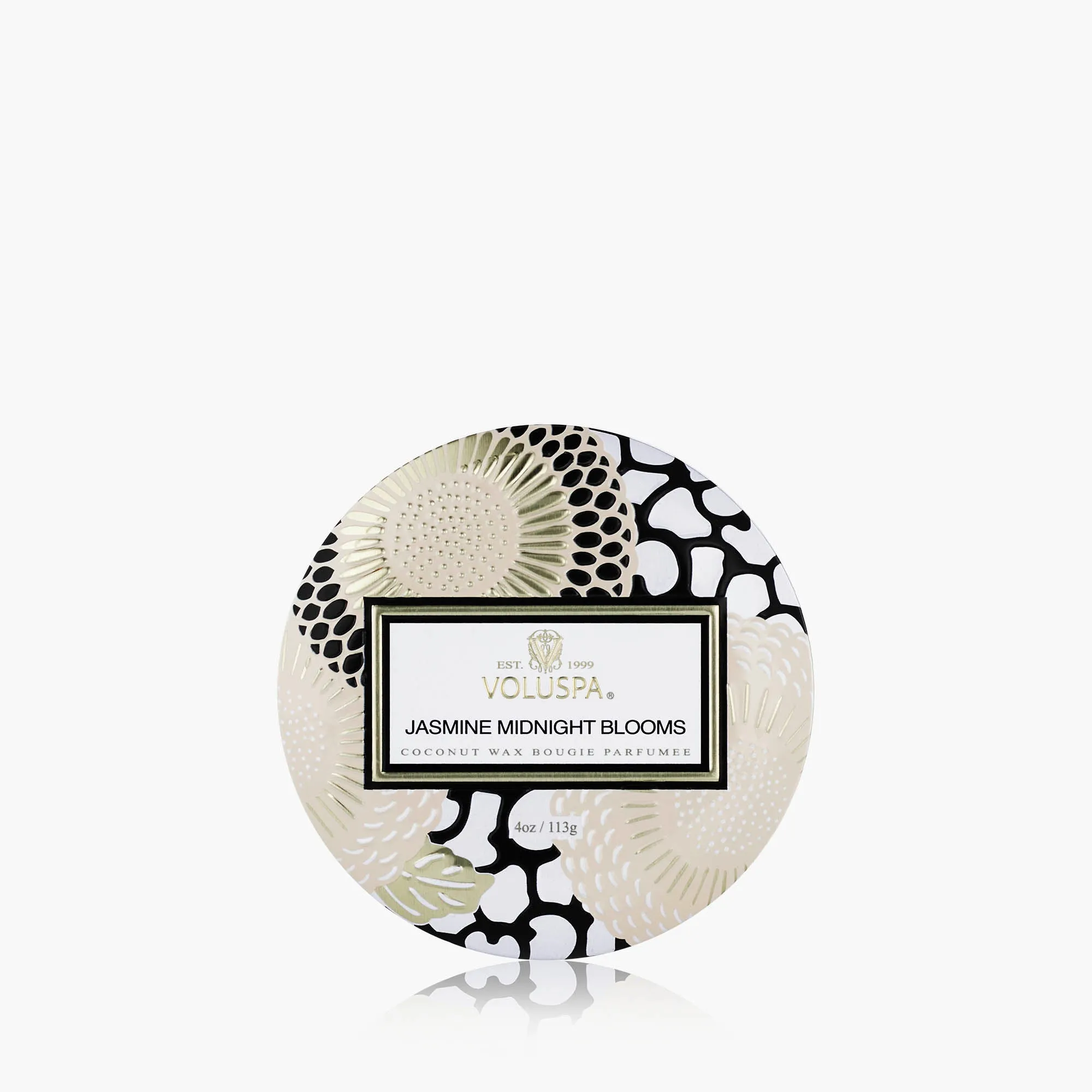 Jasmine Midnight Blooms Mini Tin Candle - Coconut Wax product