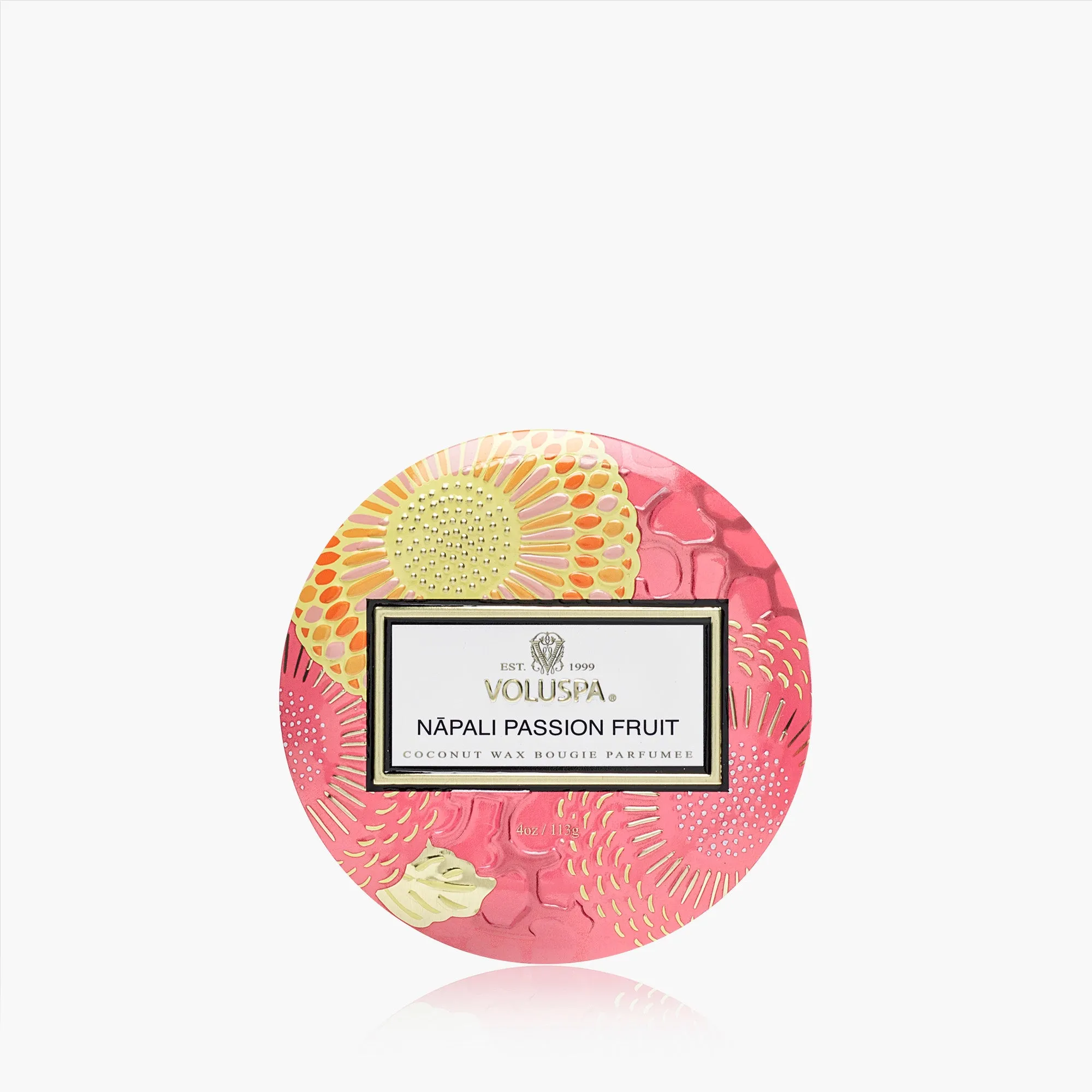 Nāpali Passion Fruit Mini Tin Candle - Coconut Wax product