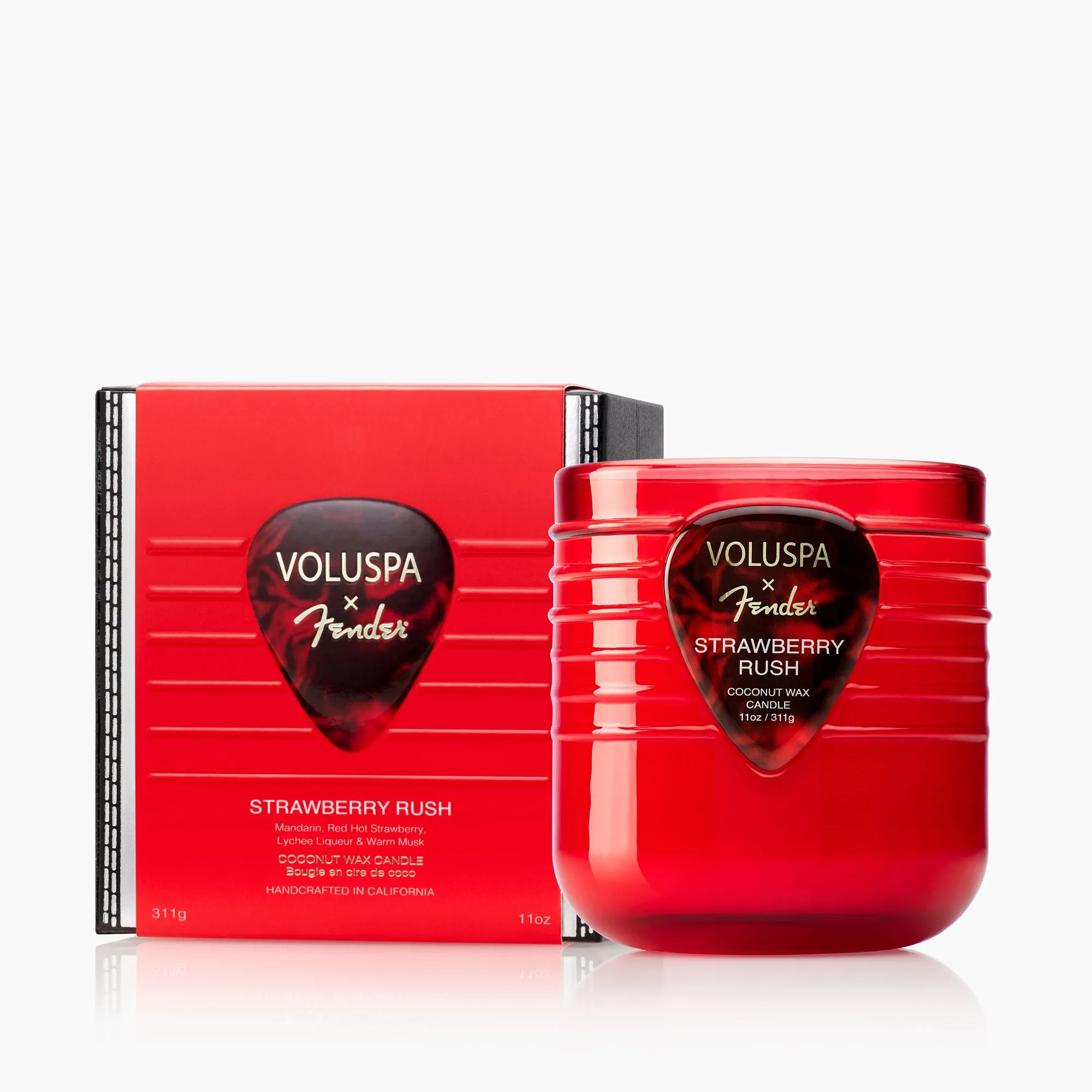 Strawberry Rush Boxed Candle by Voluspa, image 2