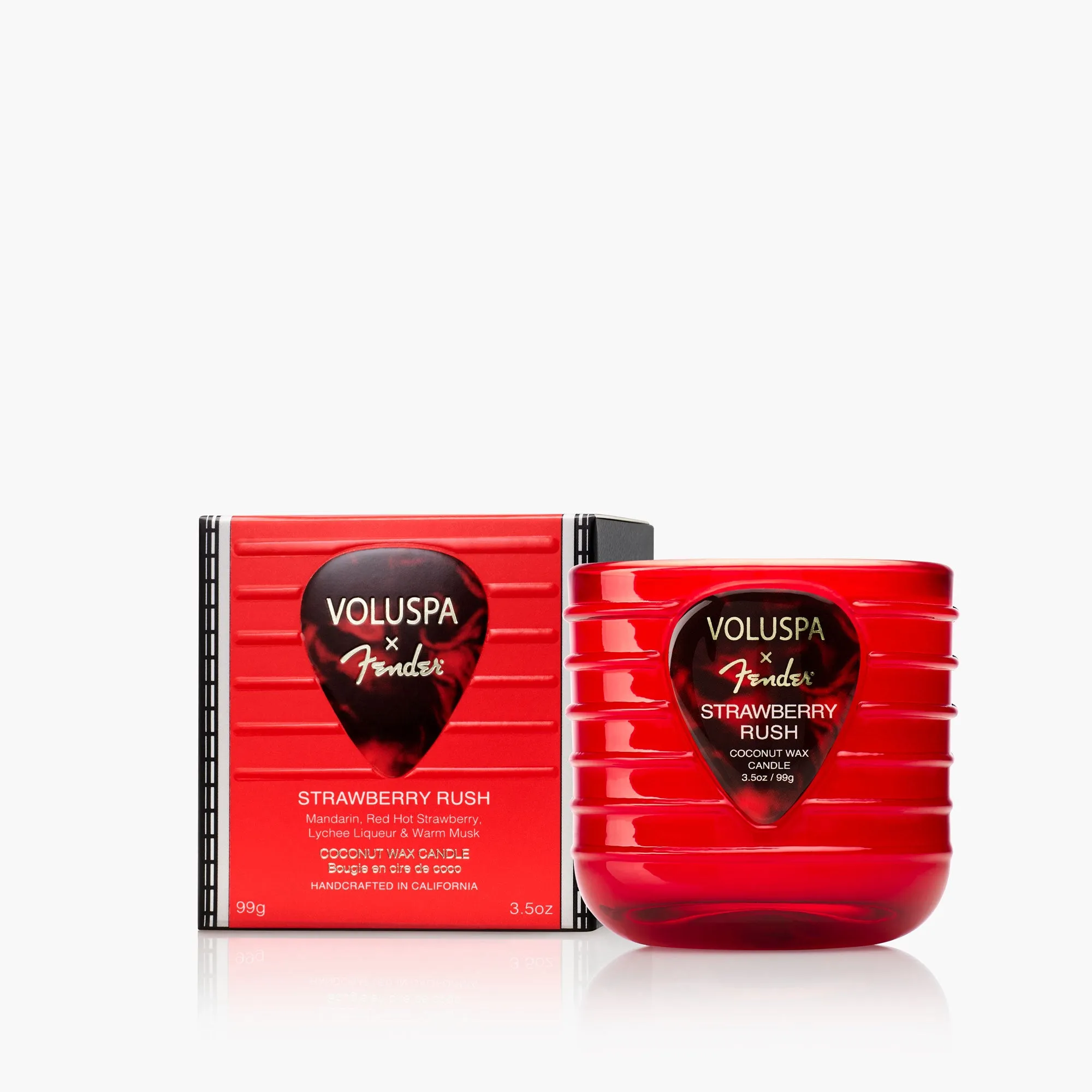 Strawberry Rush Mini Boxed Candle by Voluspa