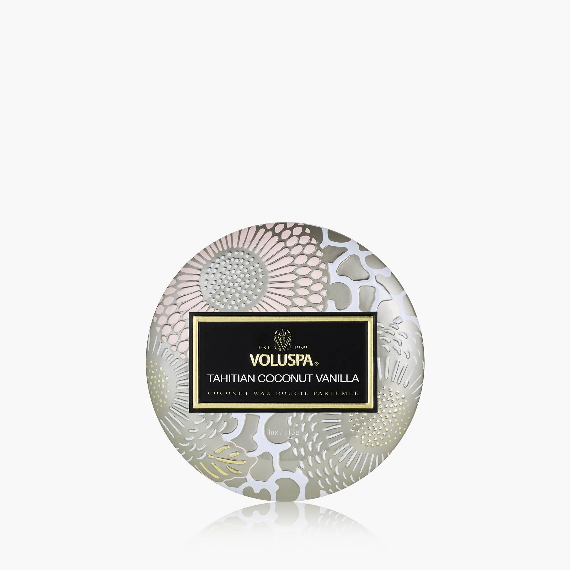 Tahitian Coconut Vanilla Mini Tin Candle - Single Wick product