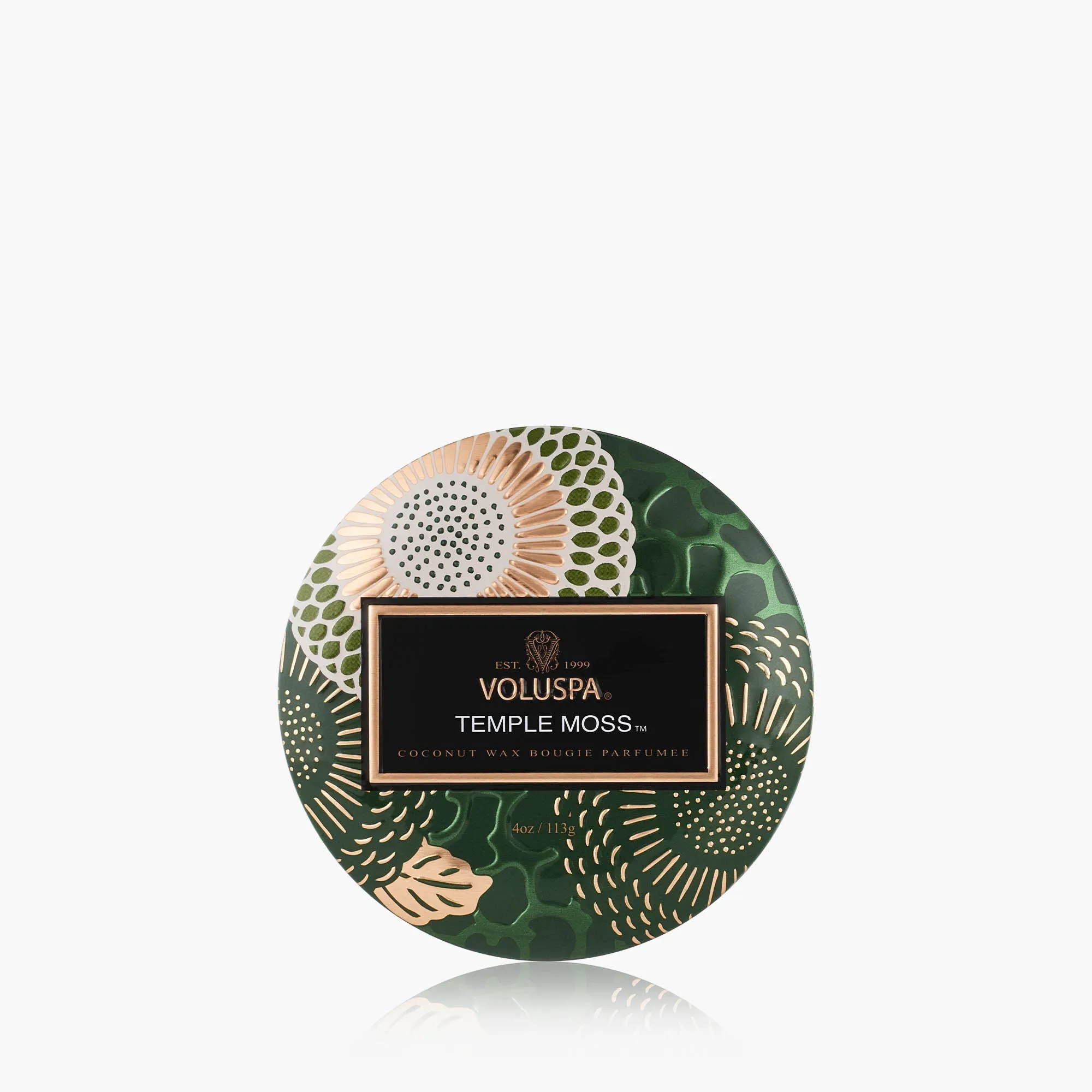 Temple Moss Mini Tin Candle - Coconut Wax product