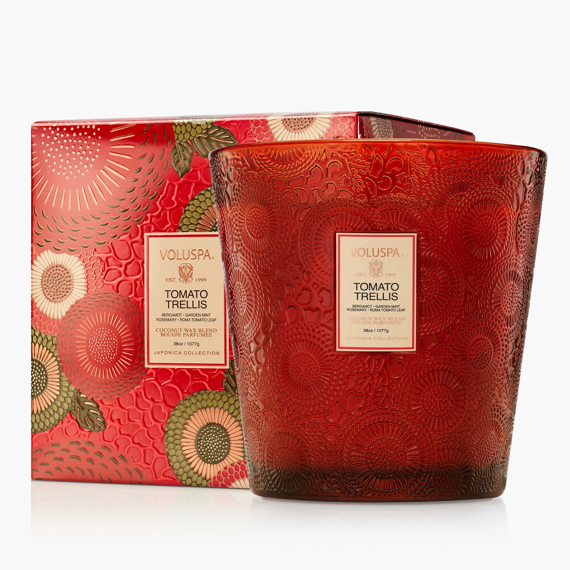 Tomato Trellis 3-Wick Hearth Candle - Coconut Wax product