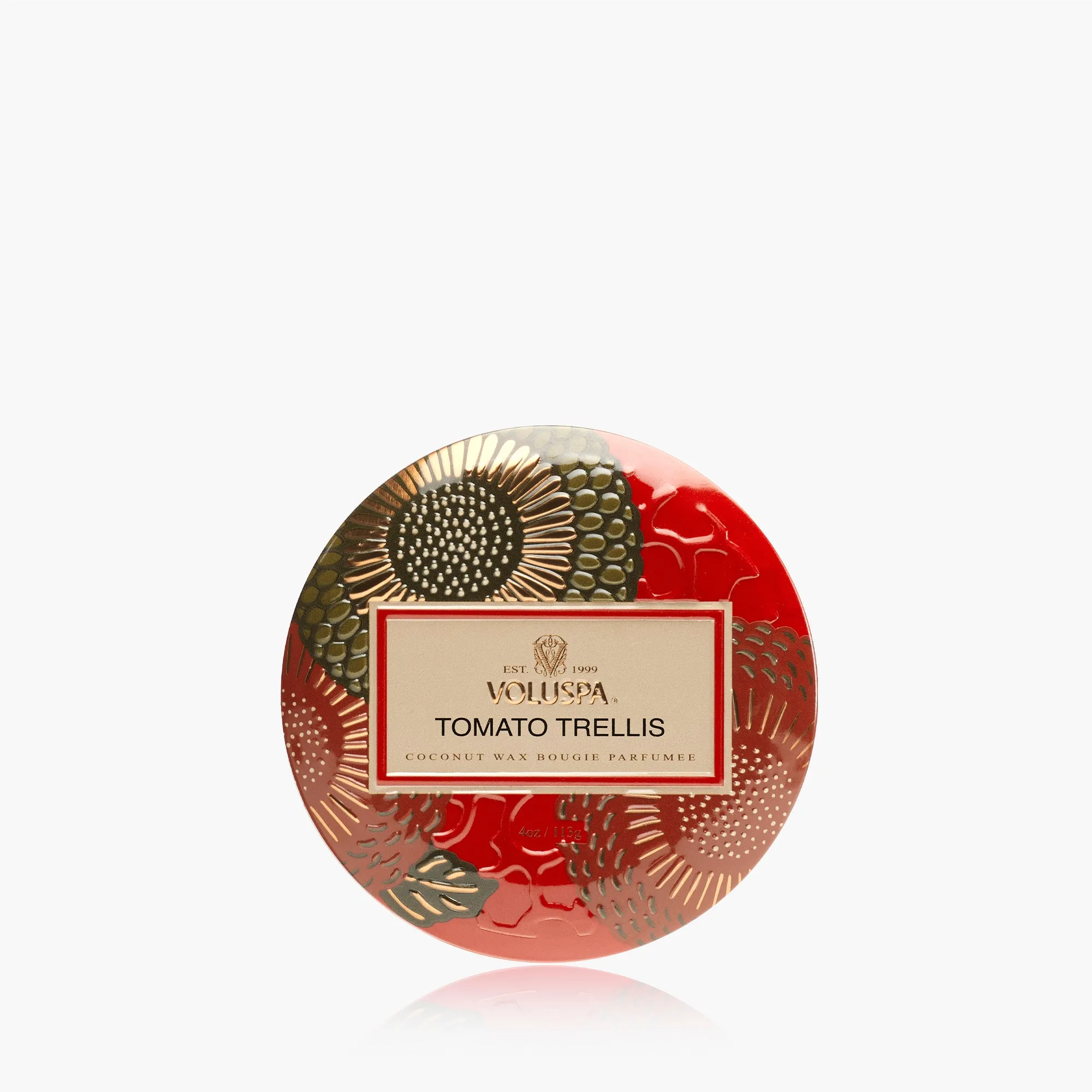 Tomato Trellis Mini Tin Candle - Coconut Wax alternate view