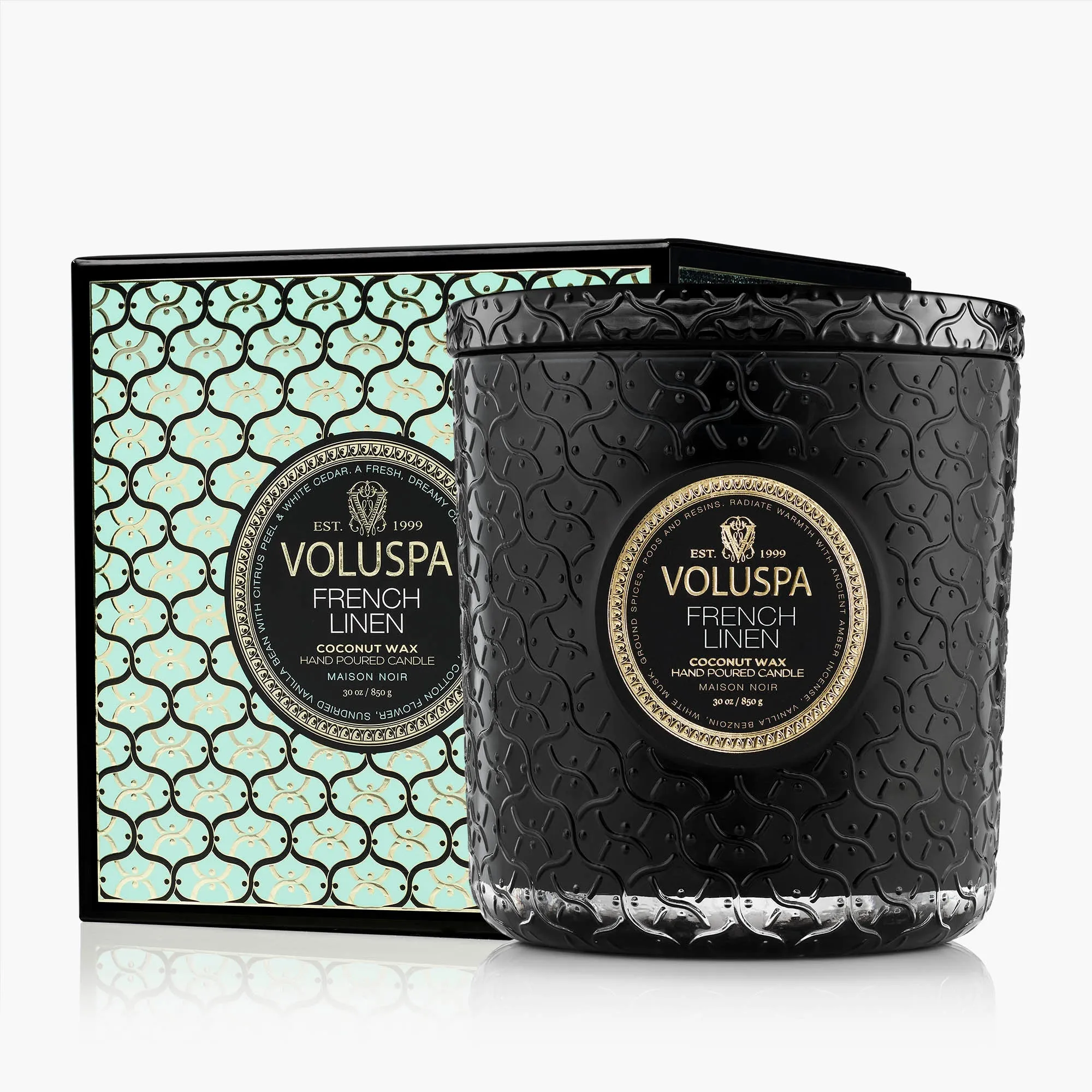 Voluspa French Linen Luxe Candle - Coconut Wax product
