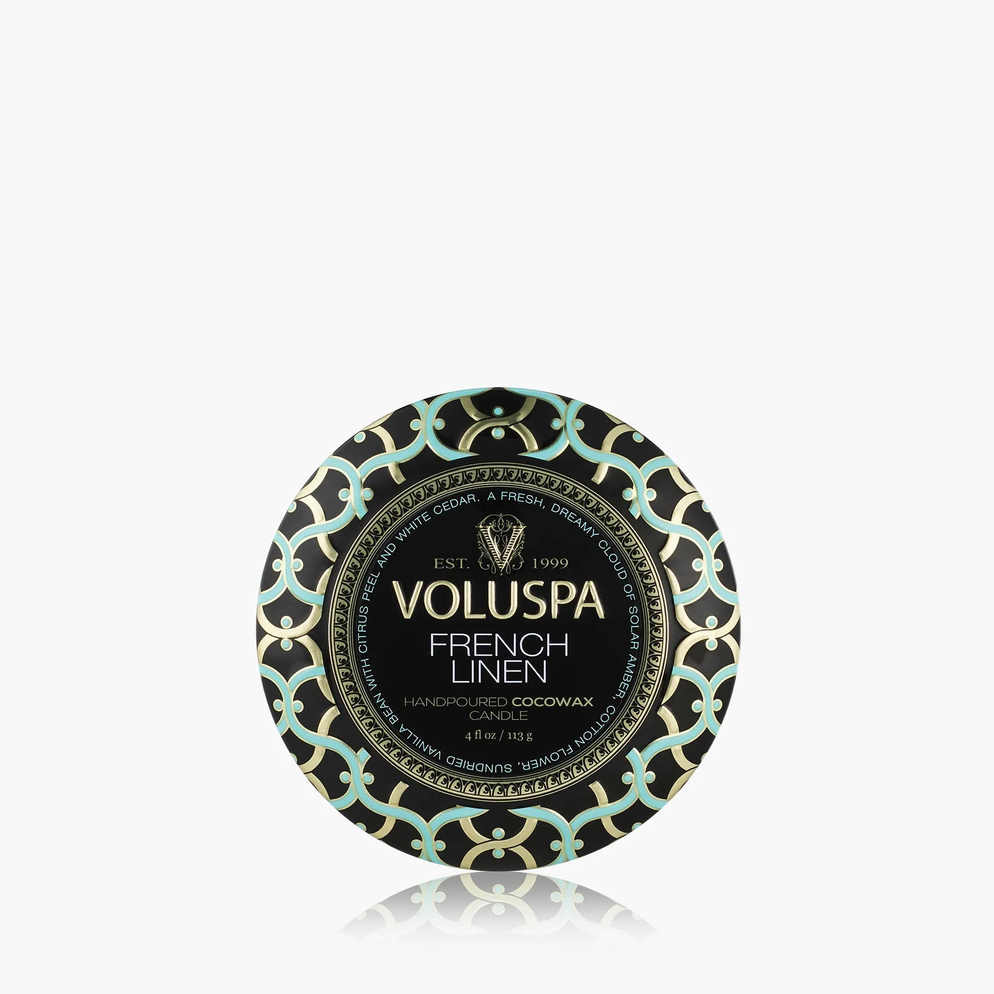 Voluspa French Linen Mini Tin Candle product