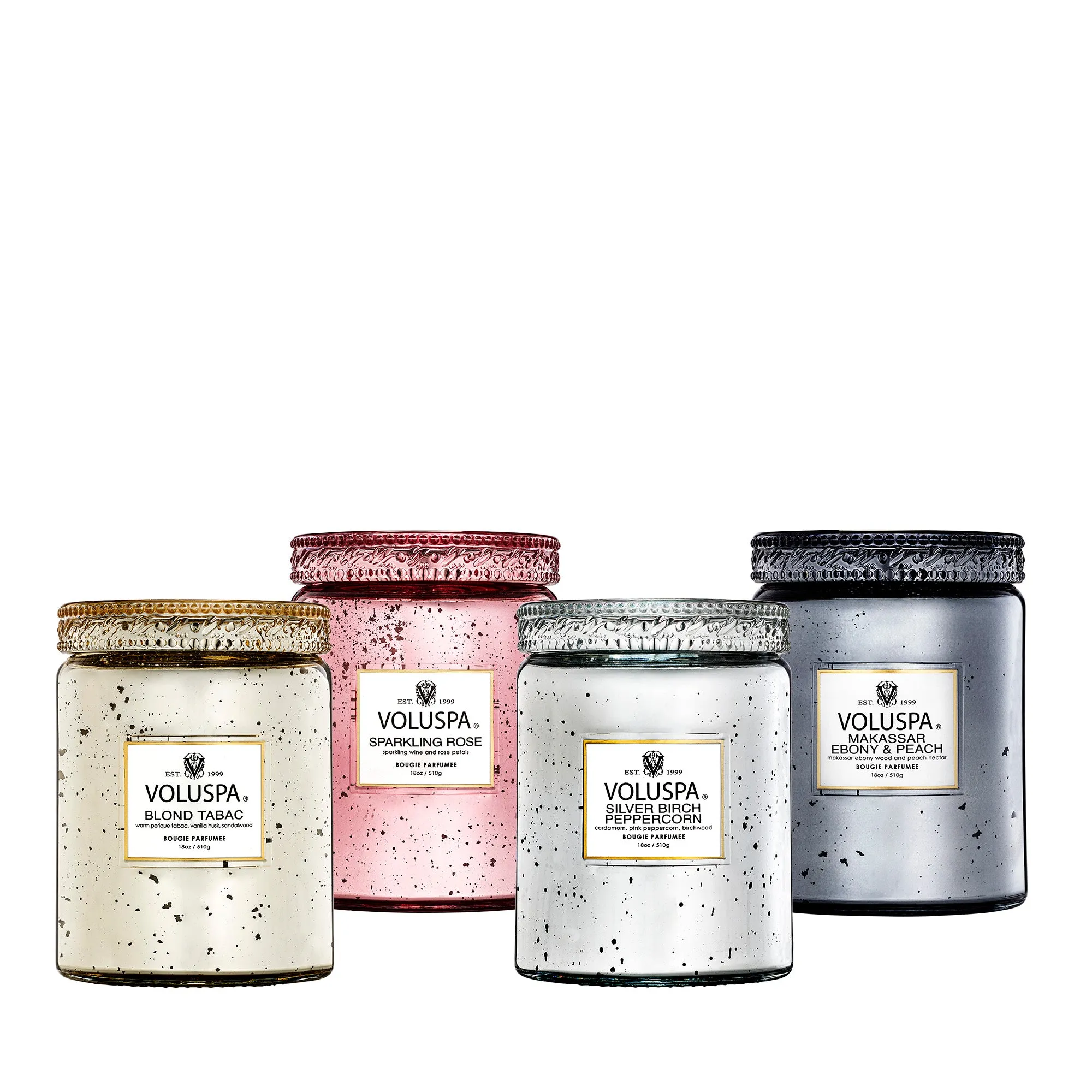 Voluspa Mixed Metals Large Jar Candle Bundle product