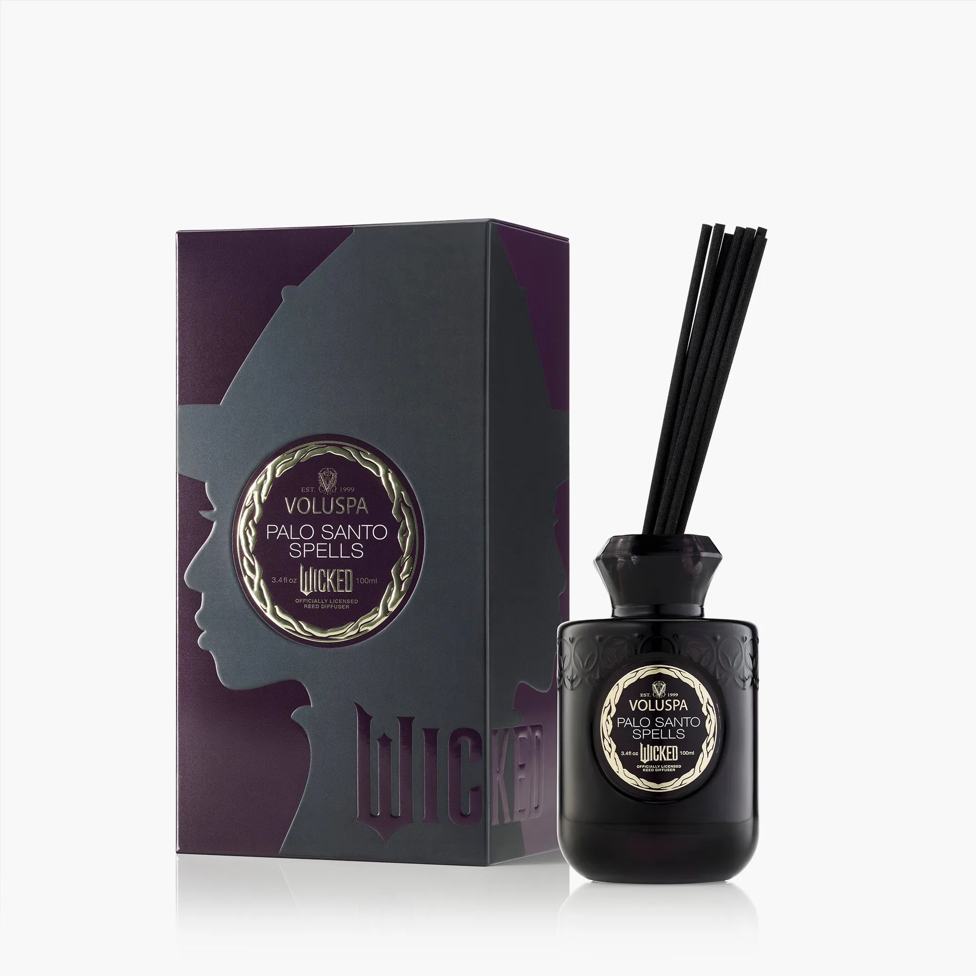 Voluspa Palo Santo Spells Reed Diffuser - Purple, Glass product