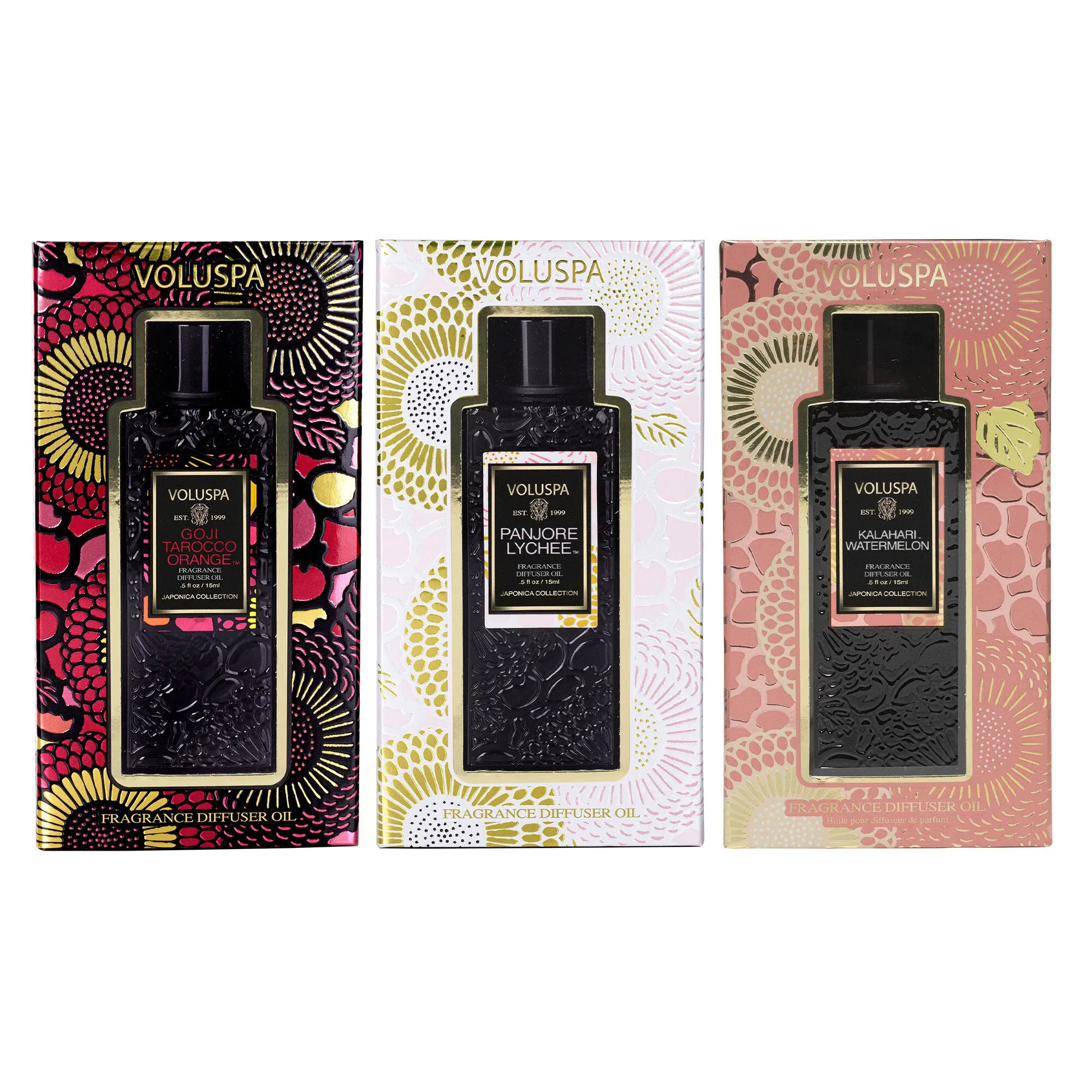 Voluspa Summer Favorites Ultrasonic Diffuser Fragrance Oil Bundle product