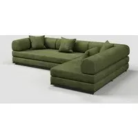 2-Seater Sofa Bed with Pull-Out - Corduroy