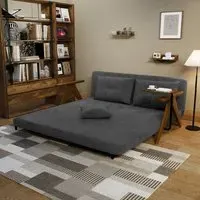 3-Mode Foldable Sofa Bed - Matte Fabric