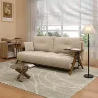 3-Mode Foldable Sofa Bed - Matte Fabric