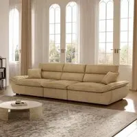 Adjustable Backrest Sofa - Green, Corduroy