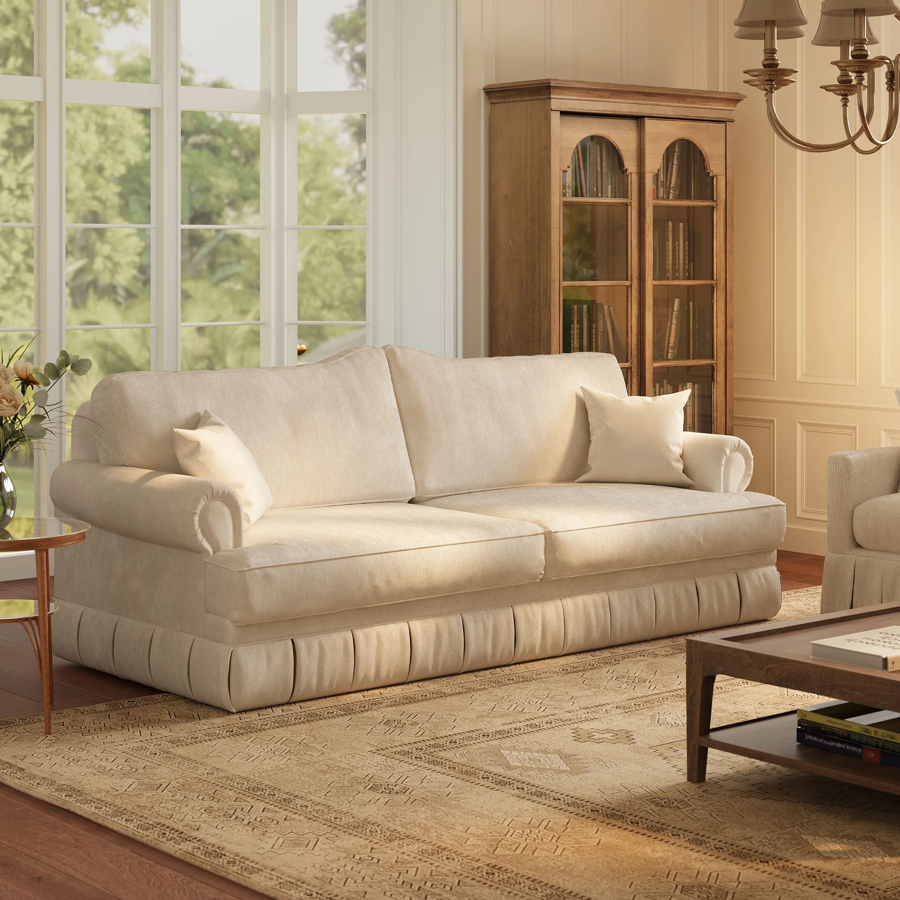 Chesterfield Sofa with Storage - Chenille