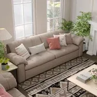 Pull-Out Sofa Bed with Storage - Fabric