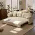 Pull-Out Sofa Bed with Storage - Fabric