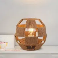 Globe Table Lamp Handwoven - Natural, Jute