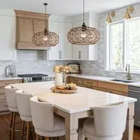 Handwoven Pendant Light with E27 Socket - Brown, Paper Rope