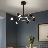 LED Pendant Light with Adjustable Rod - Iron