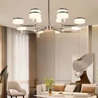 Modern Chandelier with Color Changing - Aluminum