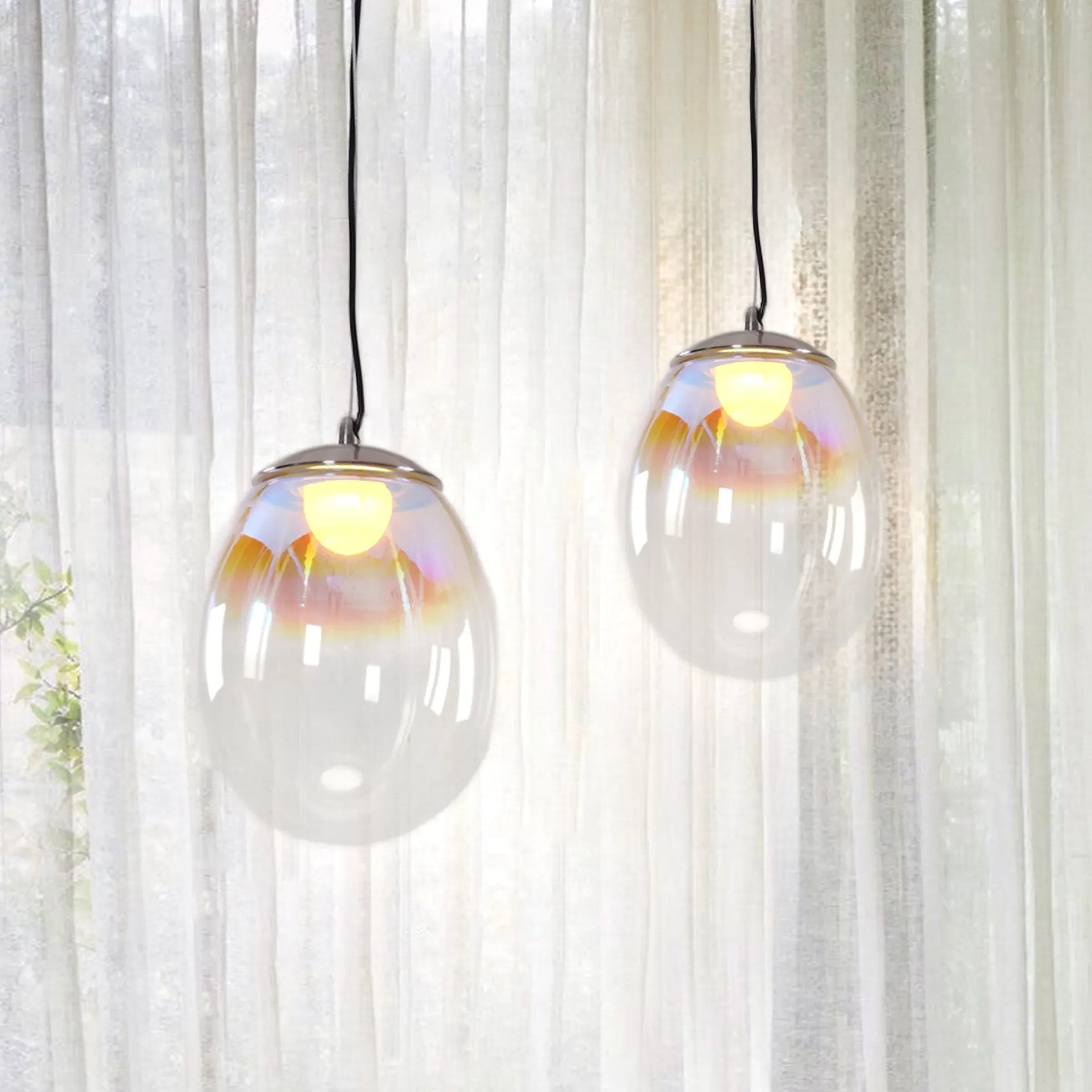 Nebula Pendant Light - Coloured Glass, Metal