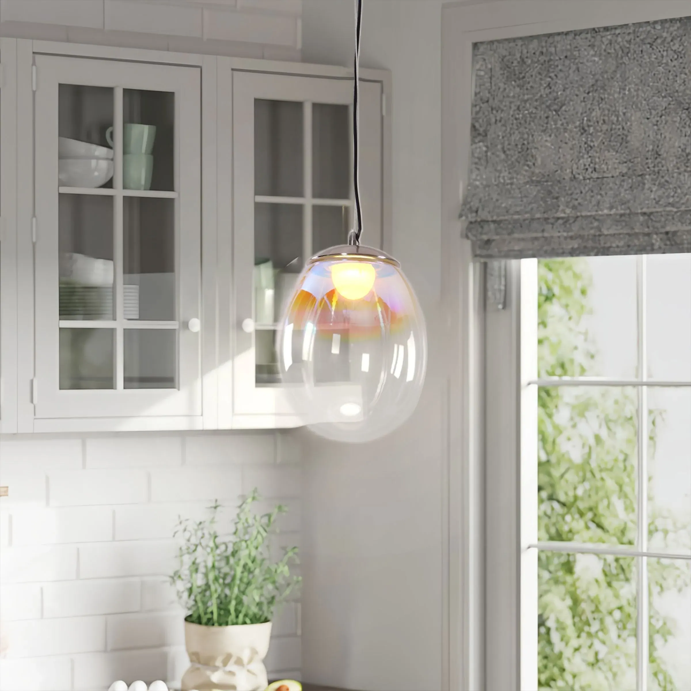 Nebula Pendant Light - Coloured Glass, Metal