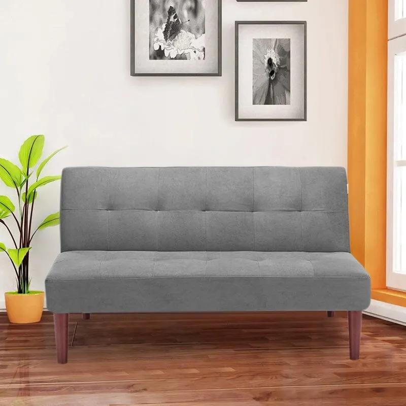 2-Seater Convertible Sofa Bed - Fabric image