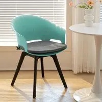 4-Piece Swivel Chair Set - Grey, Polypropylene