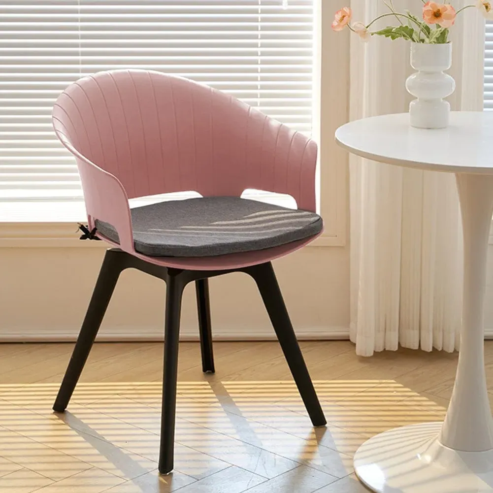 4-Piece Swivel Chair Set - Grey, Polypropylene image