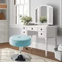 Adjustable Ottoman with Lift Function - Velvet