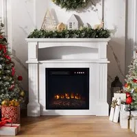 Electric Fireplace Cabinet with Remote - MDF