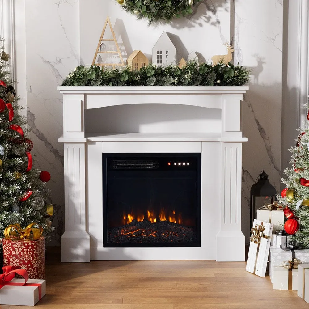 Electric Fireplace Cabinet with Remote - MDF
