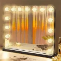 Hollywood Vanity Mirror with 11 LED Lights - Glass