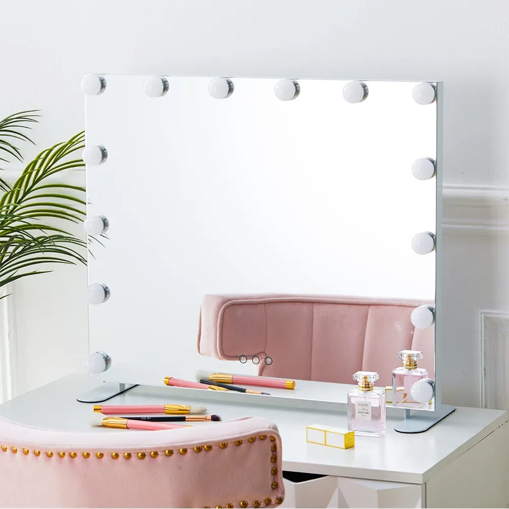 LED Vanity Mirror with 14 Bulbs - Touch Control