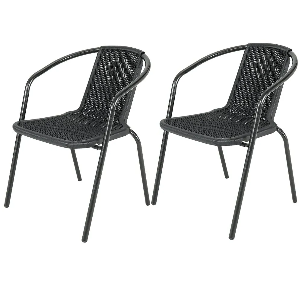 Round Dining Table with Umbrella Hole - Glass