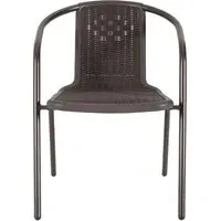 Round Dining Table with Umbrella Hole - Glass