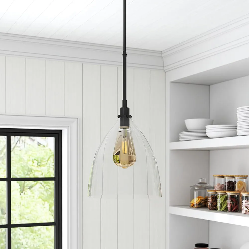 Single Light Pendant Light - Clear, Glass image