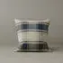Square Cushion with Removable Cover - Blue, Cotton