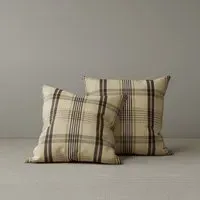 Square Cushion with Removable Cover - Cocoa, Cotton